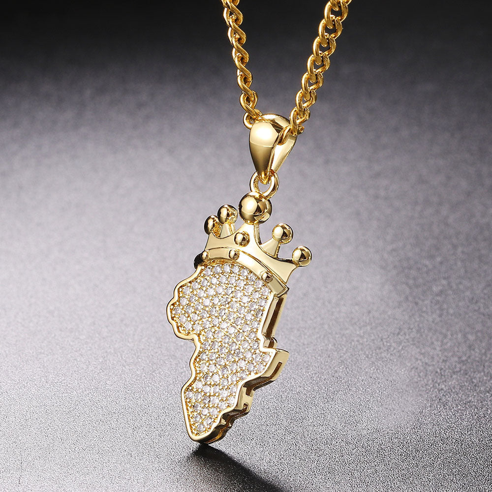 Map Hip Hop Popular Pendant Ornaments