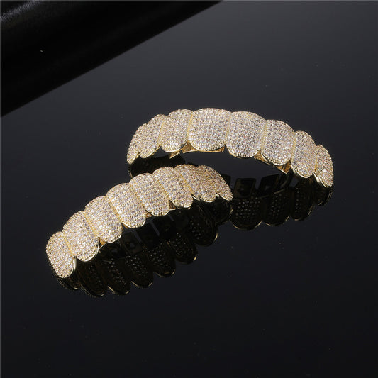 Dianyi Jewelry Full Diamond Hip Hop Toothset