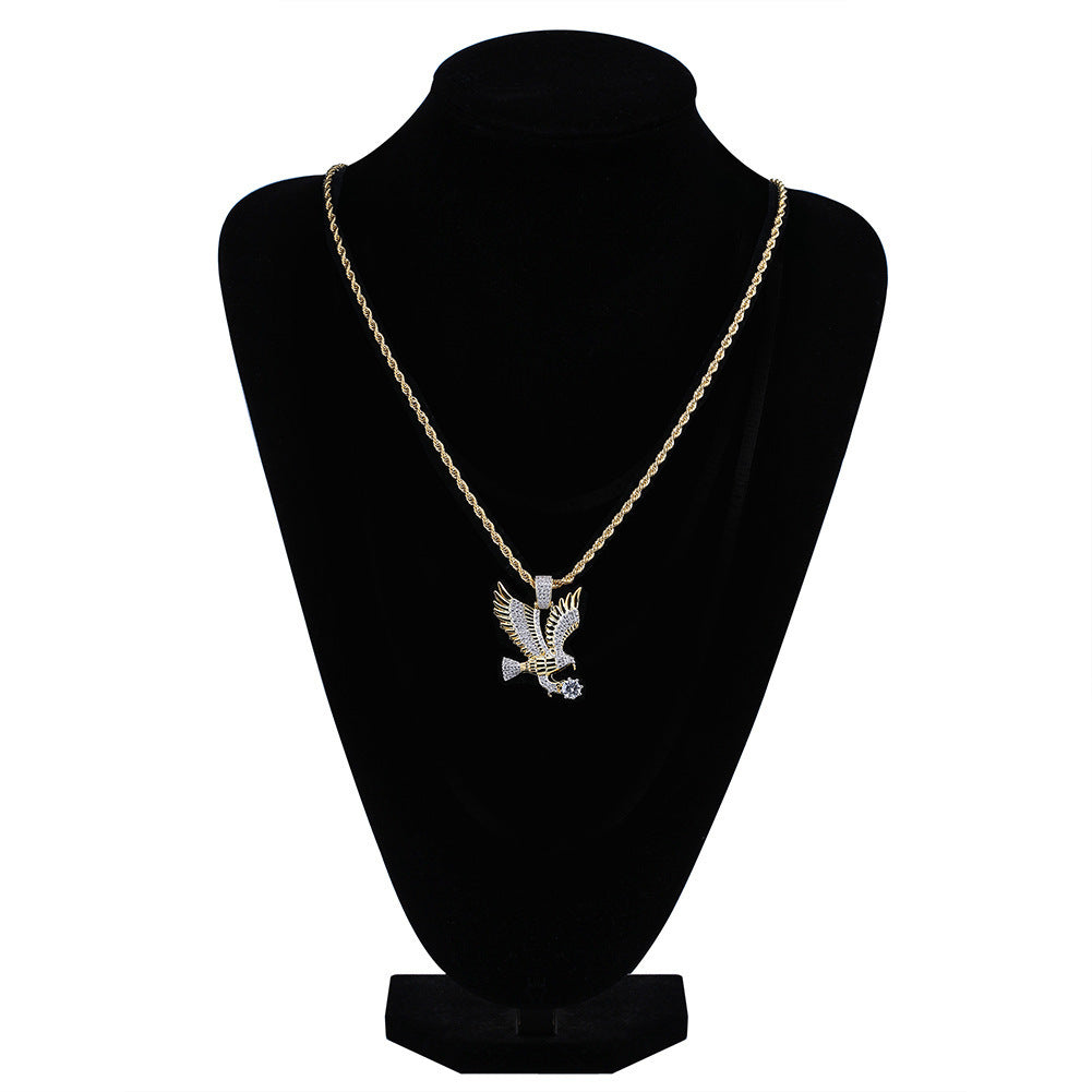 Personality Eagle Hip-hop Men's Necklace