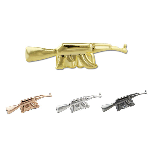 DatNewDrip AK47 grillz for teeth gold rose gold silver and black finish decorative tooth accessory