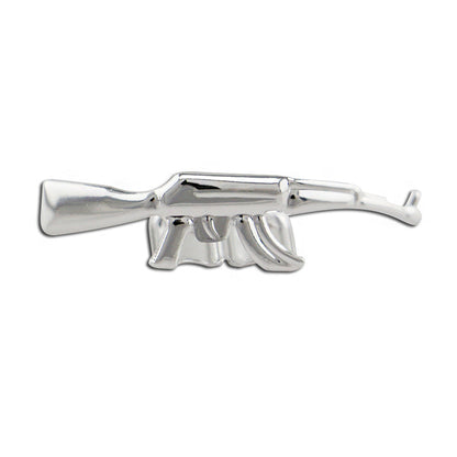 DatNewDrip silver AK47 grillz for teeth single tooth chrome mouth piece novelty dental accessory