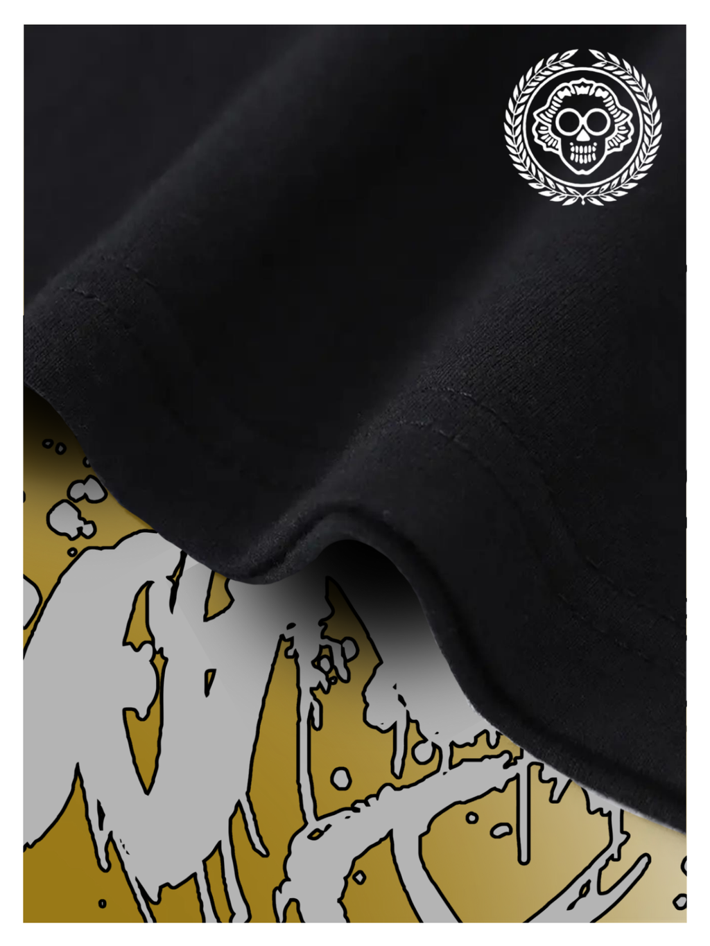 Black Lil Peep scribble t-shirt made of soft cotton featuring unique graphic design details