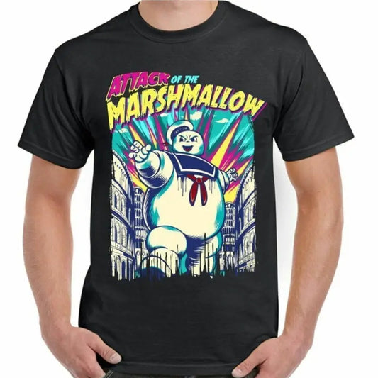 DATNEWDRIP Graphic Streetwear Tee - Attack Of The Marshmellow T-Shirt - Mens