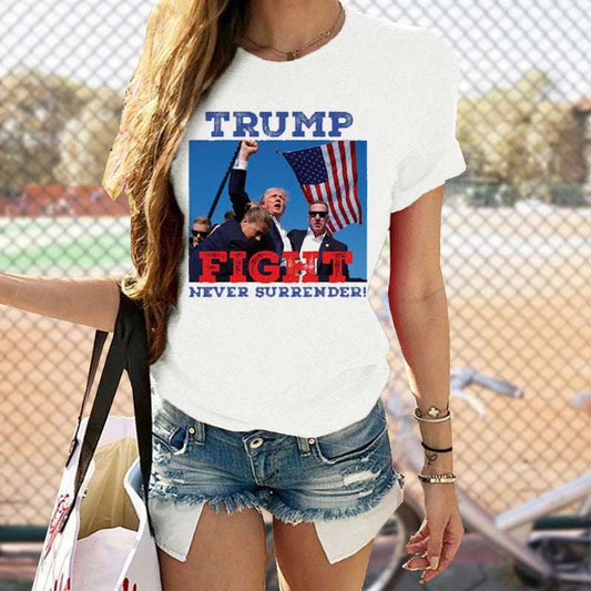 Trump Fight Never Surrender T-Shirt