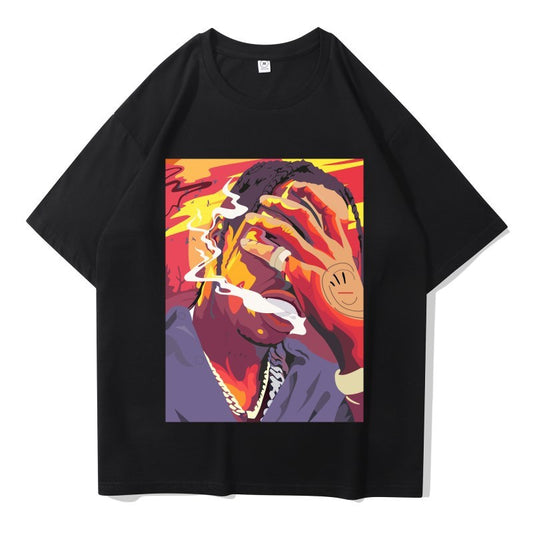 Travis Scott Smoke T-Shirt - Mens
