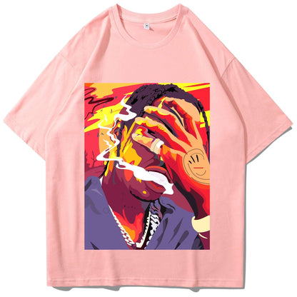 Travis Scott Smoke T-Shirt - Mens