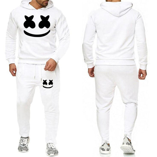 Marshmello Face Hoodie & Sweats Jogger Set