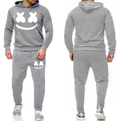 Marshmello Face Hoodie & Sweats Jogger Set