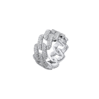 Iced Out Large Gem Ring