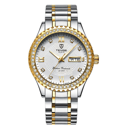 Iced Out Tevise Watch - DATNEWDRIP
