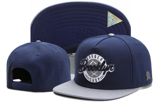 DATNEWDRIP Blue Brooklyn Barber Shop Snapback Baseball Hat