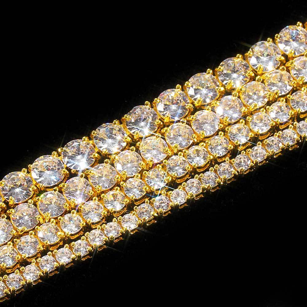 Iced Out Spring Buckle Tennis Chain - DATNEWDRIP