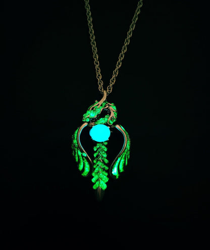 Luminous Twisted Dragon Pendant - DATNEWDRIP