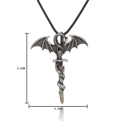 Luminous Twisted Dragon Pendant - DATNEWDRIP