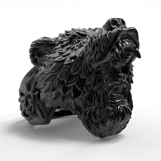 Viking Bearman Celtic Ring - DATNEWDRIP