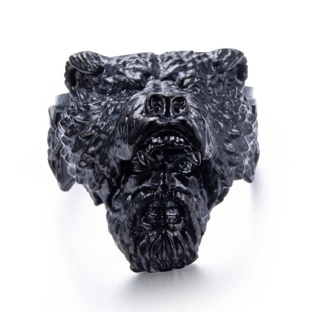 Viking Bearman Celtic Ring - DATNEWDRIP