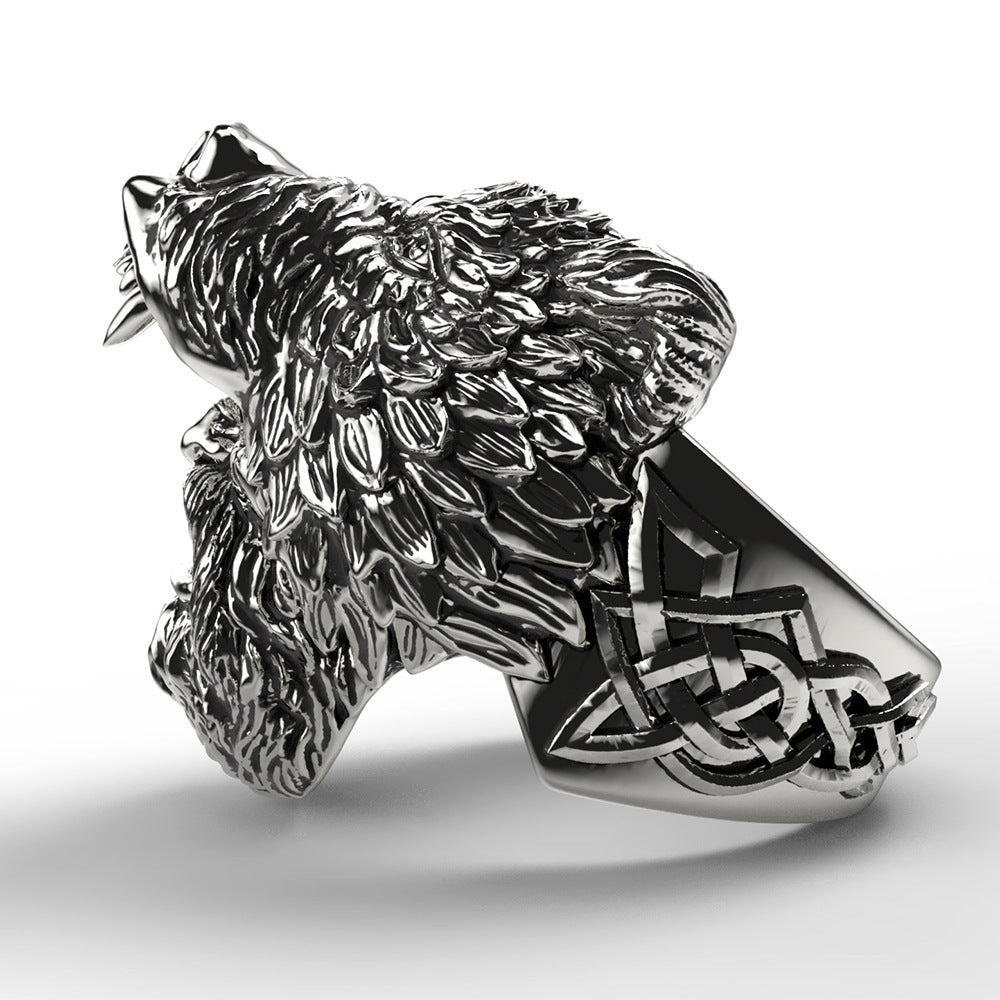 Viking Bearman Celtic Ring - DATNEWDRIP