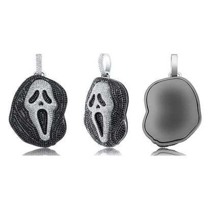 Iced Out Scream Pendant