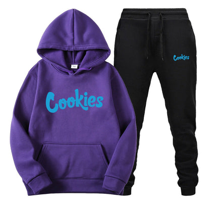 Cookies Hoodie & Sweatpants 2 Piece Suit Set
