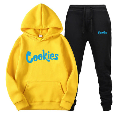 Cookies Hoodie & Sweatpants 2 Piece Suit Set