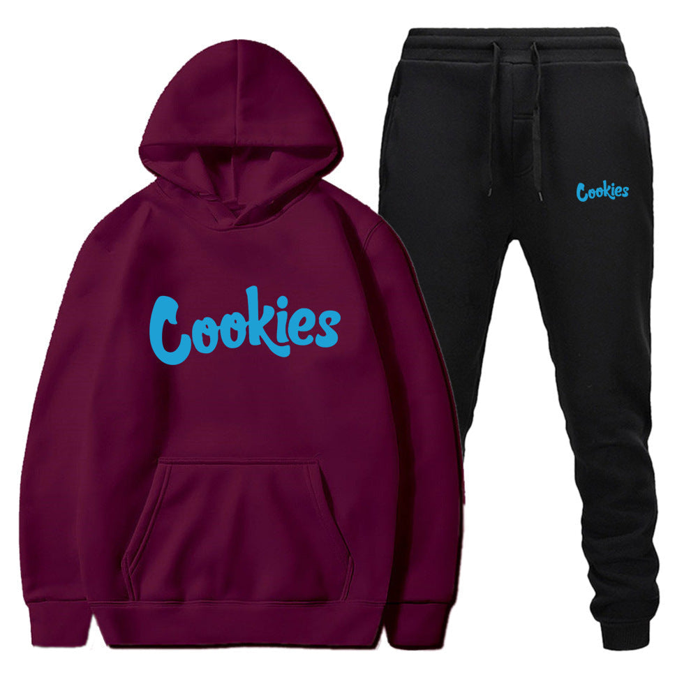 Cookies Hoodie & Sweatpants 2 Piece Suit Set