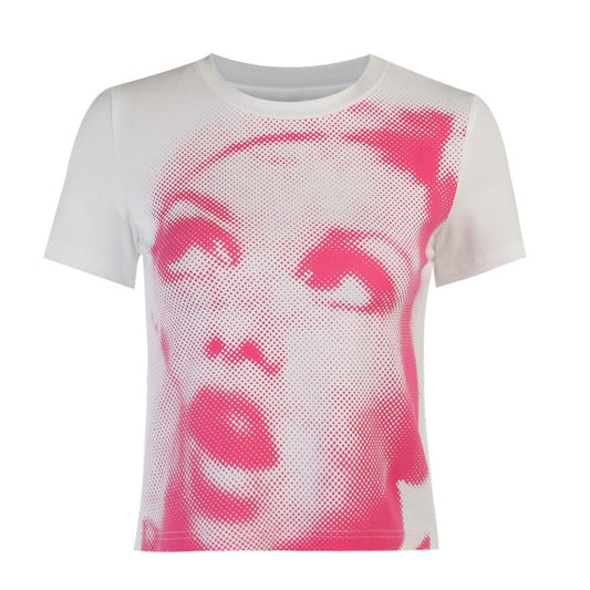 Hip Hop Face T-Shirt - Womens - DATNEWDRIP