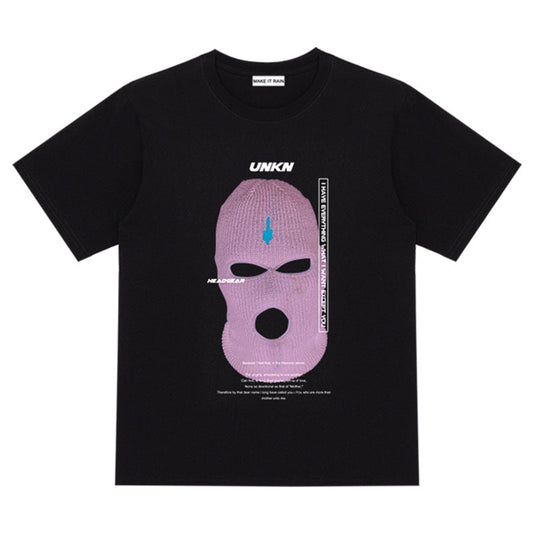 Pink Ski Mask T-Shirt - Mens - DATNEWDRIP