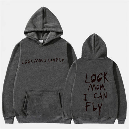 Look Mom I Can Fly Hoodie - Mens