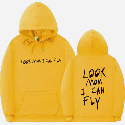 Look Mom I Can Fly Hoodie - Mens