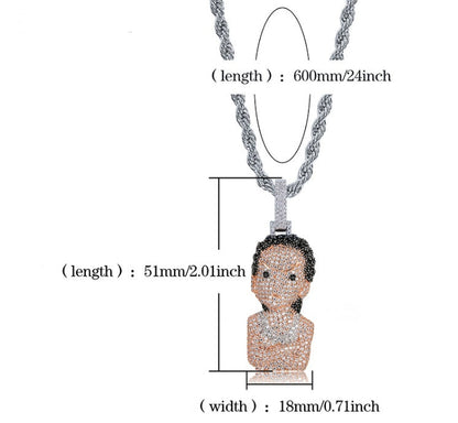 Iced Out The Boondocks Pendant