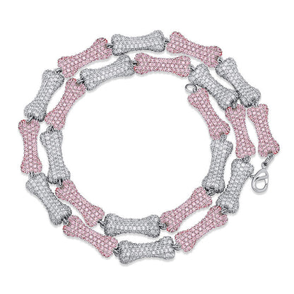 Iced Out Bone Chain - DATNEWDRIP