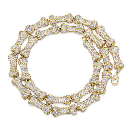Iced Out Bone Chain - DATNEWDRIP