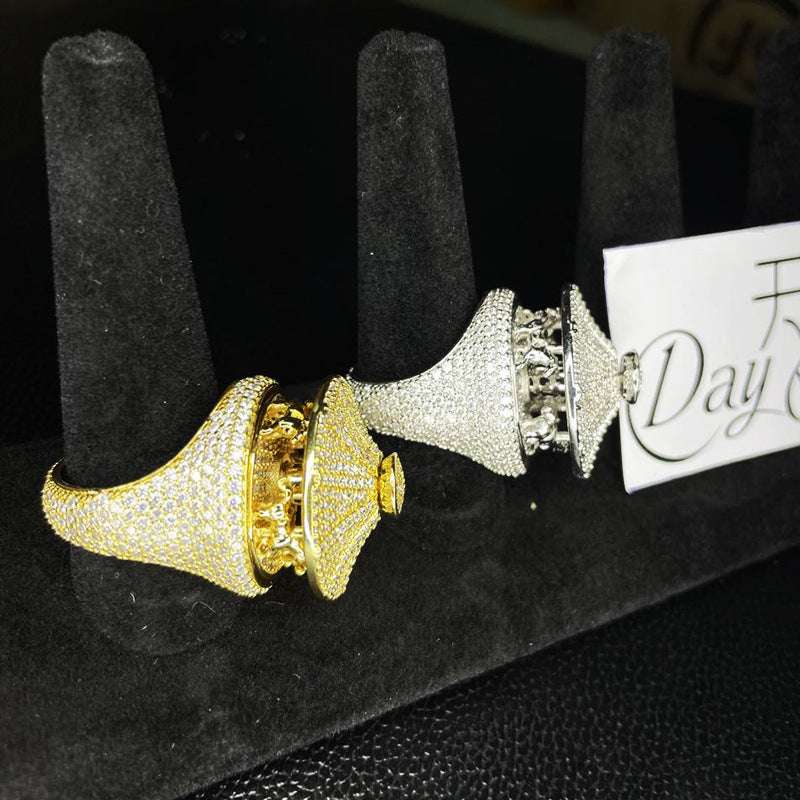 Iced Out Merry Go Round Ring