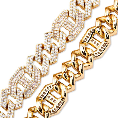 Iced Out 3 to 1 Flossy Chain - DATNEWDRIP