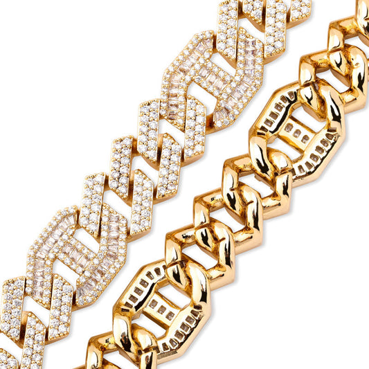 Iced Out 3 to 1 Flossy Chain - DATNEWDRIP