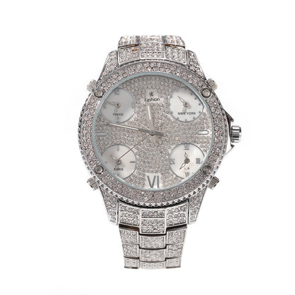 Iced Out 4 Corners Of The World Watch - DATNEWDRIP