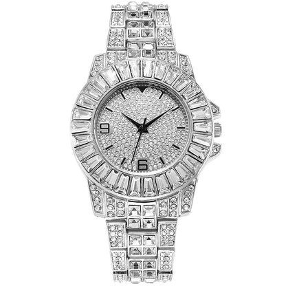 Iced Out Baguette Lined Face Watch - DATNEWDRIP
