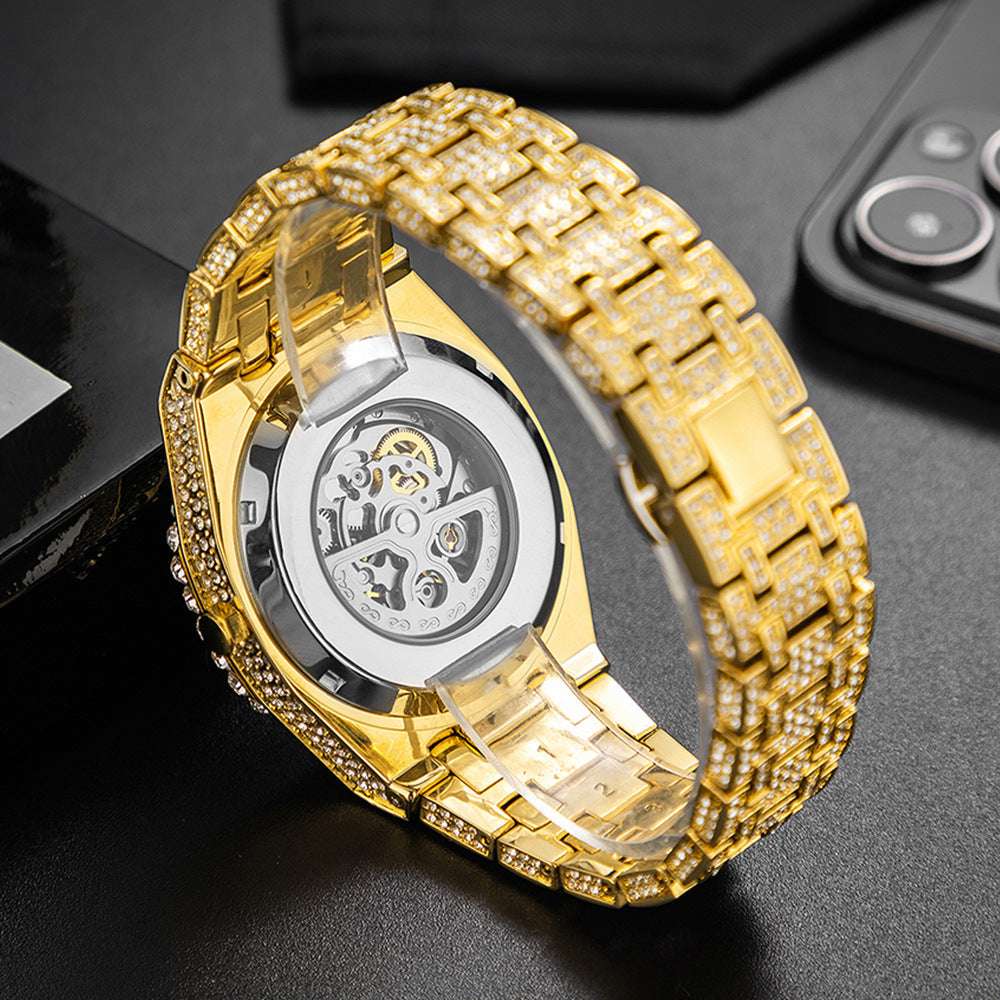 Iced Out Mechanical Watch