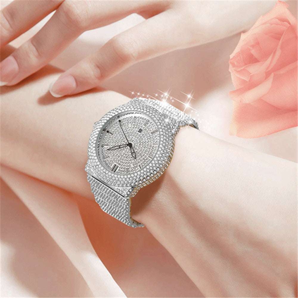 Iced Out Mini Gem Studded Watch