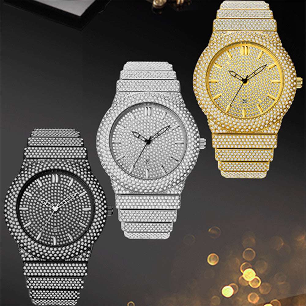 Iced Out Mini Gem Studded Watch