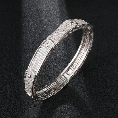 Iced Out Overlapping Bling Bracelet - DATNEWDRIP