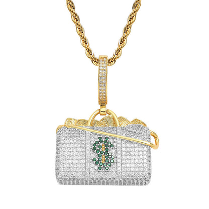 Iced Out Wallet Pendant - DATNEWDRIP