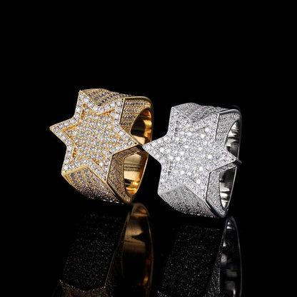 Iced Out Superstar Ring