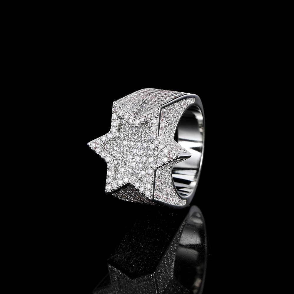 Iced Out Superstar Ring