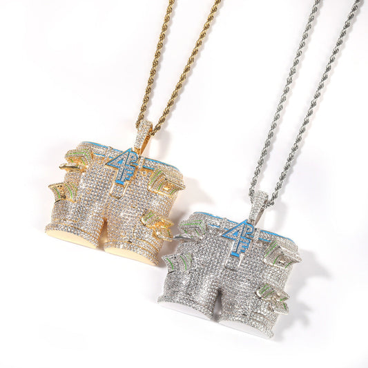 Hip Hop Gu Meng New Pants Pendant Necklace - DATNEWDRIP