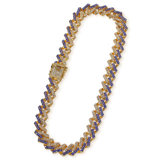 Blue Hip Hop Cuban Chain - DATNEWDRIP