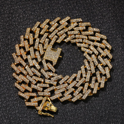 Blue Hip Hop Cuban Chain - DATNEWDRIP