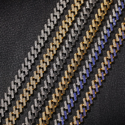 Blue Hip Hop Cuban Chain - DATNEWDRIP