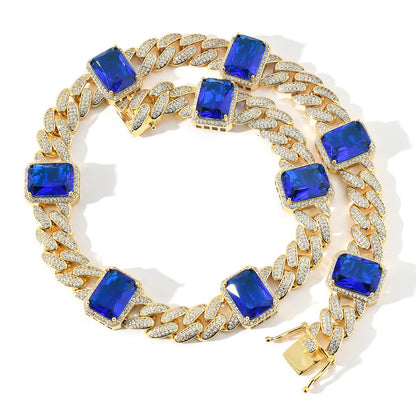 Iced Out Large Emerald Chain - DATNEWDRIP