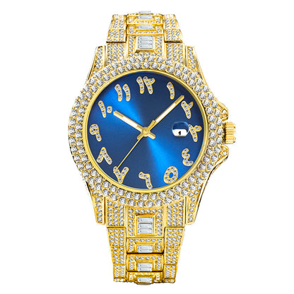 Iced Out Frosty Face Watch
